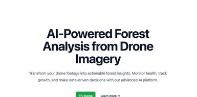 AI-Powered Forest Analysis Platform