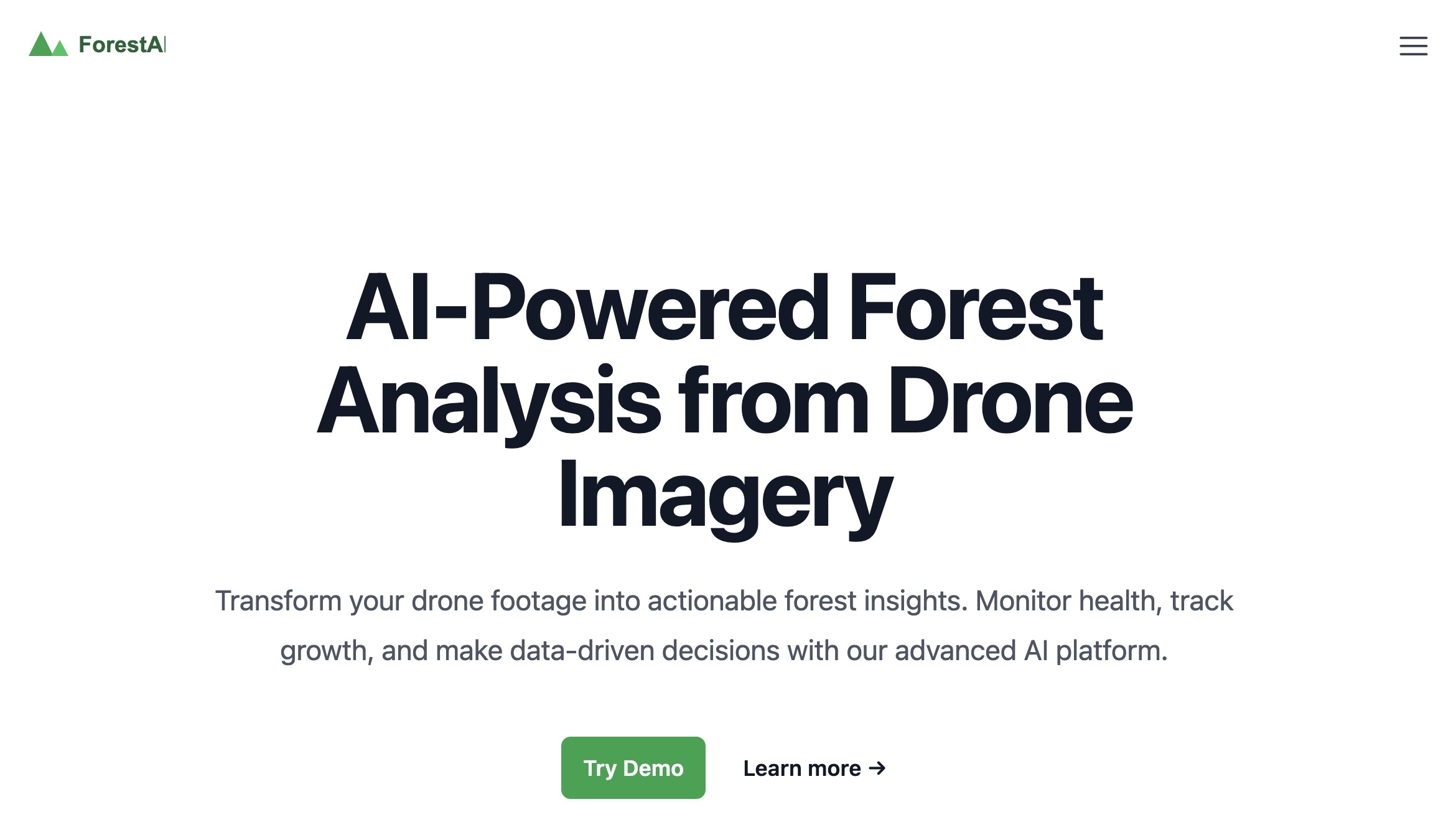 AI-Powered Forest Analysis Platform